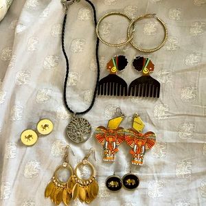 Earring and Necklace